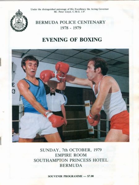 RL  Police Boxing programme cover