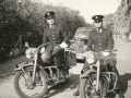 Bill McCormack and rick Hodgson on traffic patrol